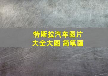 特斯拉汽车图片大全大图 简笔画